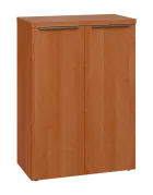 SIN 3 - 8D kancelářská skříň, 2-dveřová, 1120x800x400, olše jantar